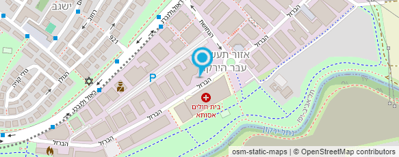 מפת הגעה אל ג'ירף רמת החייל תל אביב