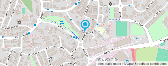 מפת הגעה אל יואל דוד