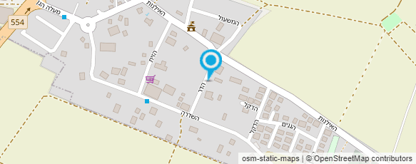 מפת הגעה אל גן טבע