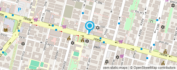 מפת הגעה אל ערוגת הבושם - משלוחי פרחים