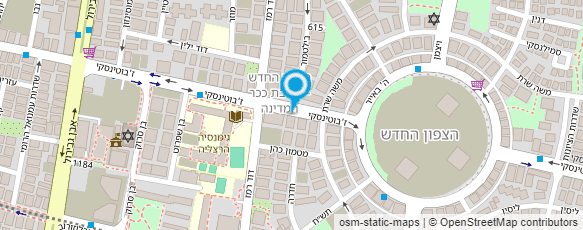 מפת הגעה אל ויטל עיצוב שיער