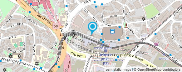 מפת הגעה אל מטה נפגעי הטרור