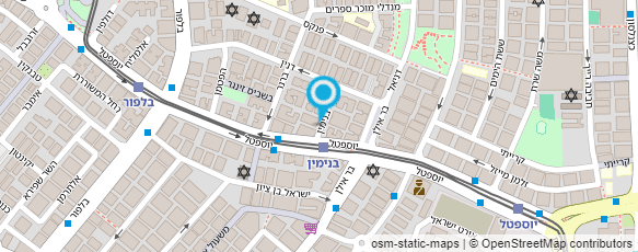 מפת הגעה אל גן מירב