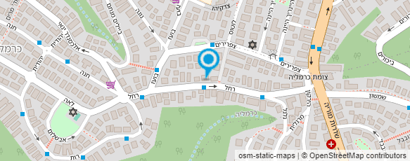 מפת הגעה אל צמחוני ז. אינג'