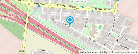 מפת הגעה אל ד"ר סדיקוב אוריאל