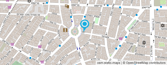 מפת הגעה אל מלון סינמה