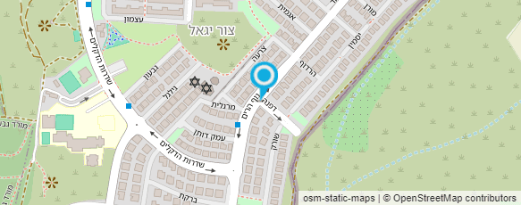 מפת הגעה אל עין דור ענת - ריפוי באומנות