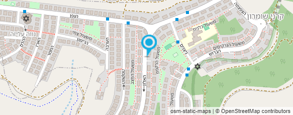 מפת הגעה אל שירות שומרון