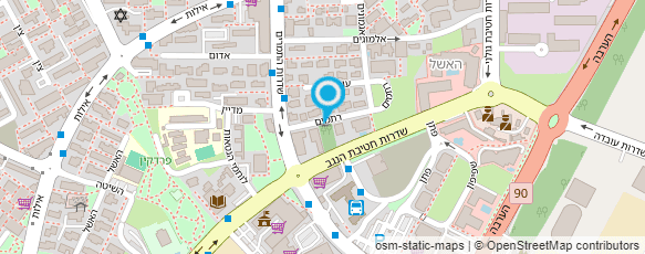 מפת הגעה אל איריס שנייד