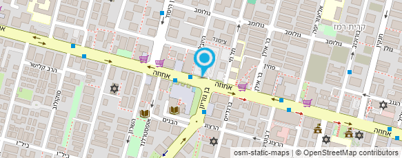 מפת הגעה אל המרכז הישראלי לטיפול בסחרחורת-חוסר שיווי משקל-וכאב