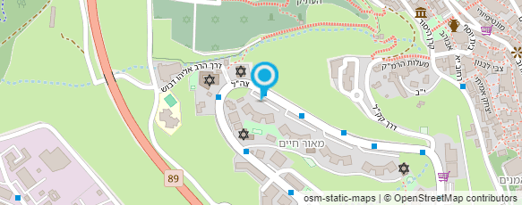 מפת הגעה אל מקוה טהרה מאור חיים