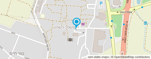 מפת הגעה אל שירותי בריאות כללית מפת הגעה אל שירותי בריאות כללית