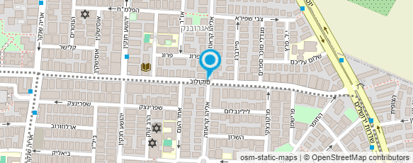 מפת הגעה אל בנק מזרחי טפחות