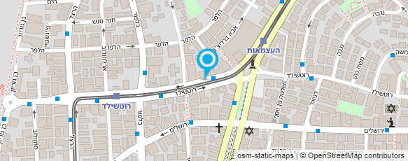 מפת הגעה אל המרכז להמרת מטבע זר