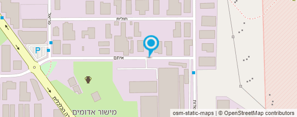 מפת הגעה אל האלונים ייצור בלוקים בע"מ