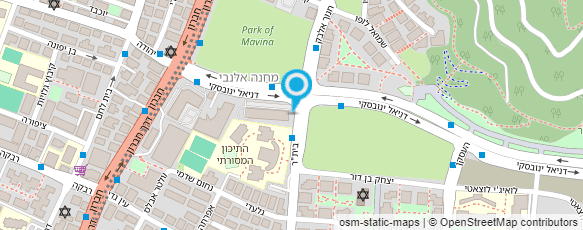 מפת הגעה אל נווה דניאל