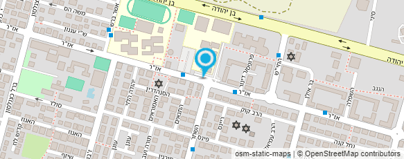 מפת הגעה אל ישראל אלמגור מוטוריכיף- ספורט טיפולי לילדים