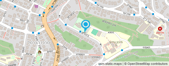 מפת הגעה אל "מכבי" הר הכרמל