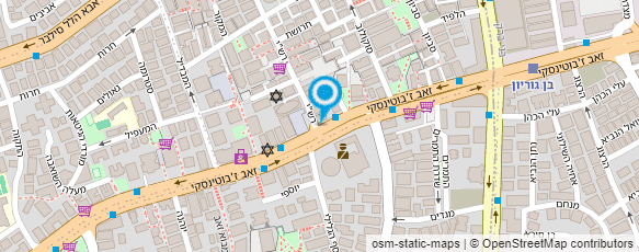 מפת הגעה אל ד"ר בלוב אייל