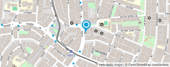 מפת הגעה אל טיב הארץ פירות וירקות