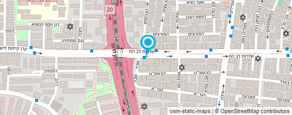 מפת הגעה אל פינת חן