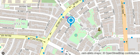 מפת הגעה אל אילנה וייצברג אדריכלים