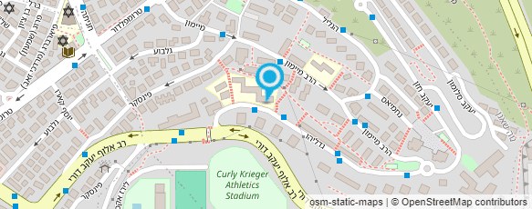 מפת הגעה אל תיכון עירוני ג'