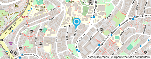 מפת הגעה אל המחנות העולים - קומונת ירושלים