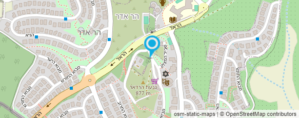 מפת הגעה אל מועדון נוער - הר אדר