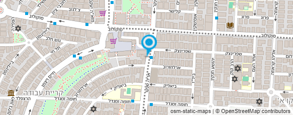 מפת הגעה אל ד"ר טביביאן עזרא