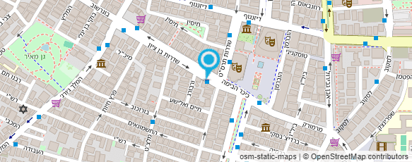 מפת הגעה אל קיוסק הבימה