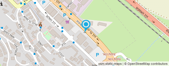 מפת הגעה אל עיריית נשר