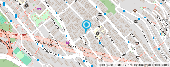 מפת הגעה אל פרופ' רובינזון אליעזר