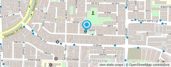 מפת הגעה אל לבקום-בי"ס למחשבים ומקצועות טכנולוגיים