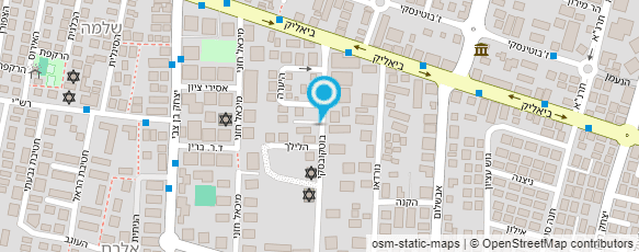 מפת הגעה אל מרכז הליגה למניעת מחלות ריאה ושחפת בישראל