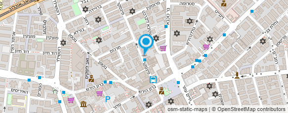 מפת הגעה אל קיוסק עזרא