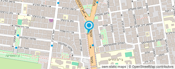 מפת הגעה אל היכל הספורט העירוני ראשל"צ