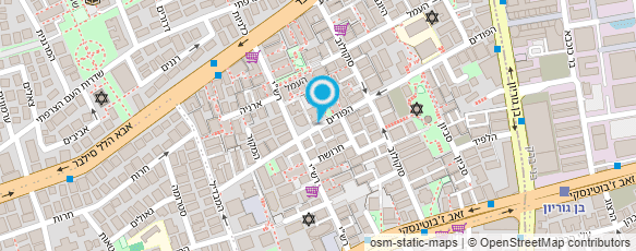 מפת הגעה אל הובלות אבי