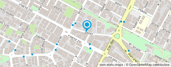 מפת הגעה אל עו"ד בן עמרם חנן