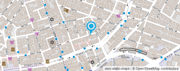 מפת הגעה אל רוזנברג איילה