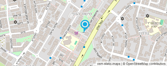 מפת הגעה אל מרכז קהילה מישור הנוף