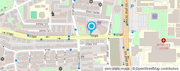 מפת הגעה אל התאחדות המלאכה והתעשיה מחוז באר שבע והנגב