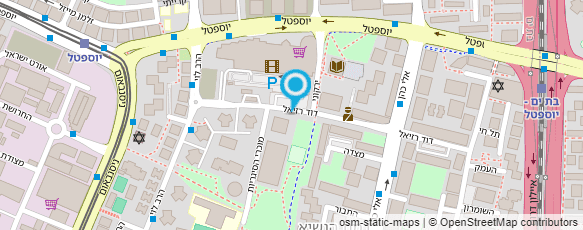 מפת הגעה אל מוניות הקניון