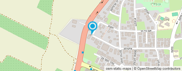 מפת הגעה אל נתנה גלריה לקרמיקה