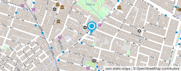 מפת הגעה אל המחתרת חנות וינטאג'