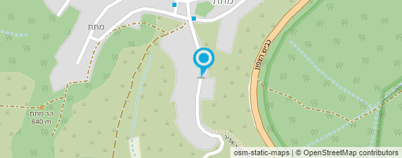 מפת הגעה אל בת הרים