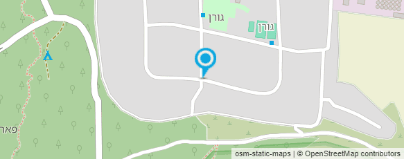 מפת הגעה אל אירוח על הצוק