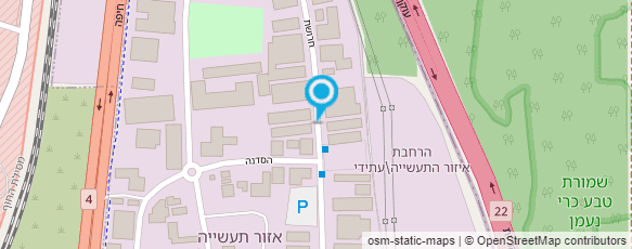 מפת הגעה אל א.ק הרכבות אלקטרו מכניות בע"מ
