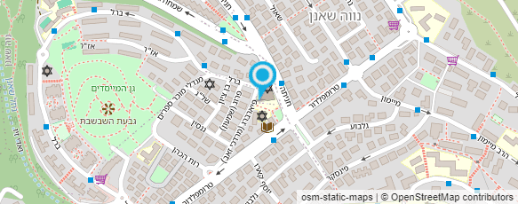 מפת הגעה אל מעון נעמ"ת - בית שמעוני