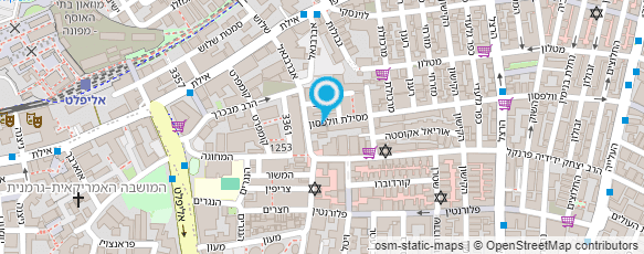 מפת הגעה אל מסגרית התריס